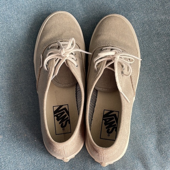 Light grey canvas Vans - Picture 2 of 4